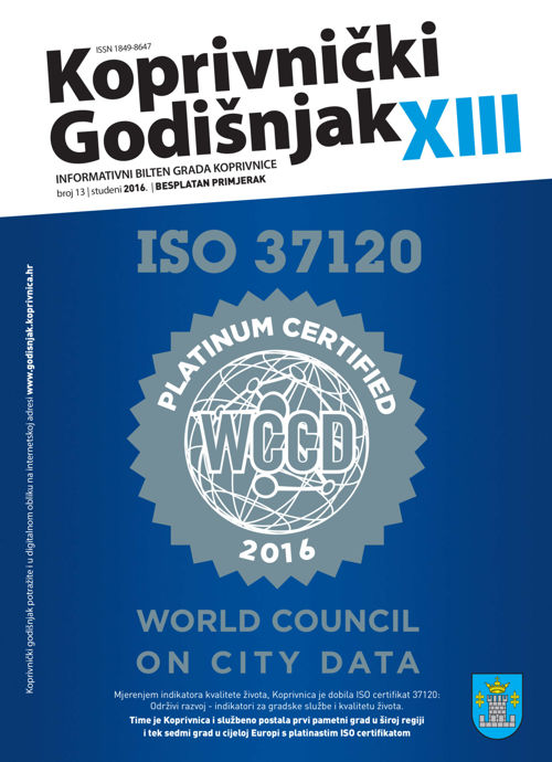 Naslovnica Koprivničkog godišnjaka 2016.